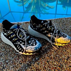 Leopard and cheetah print adidas 7.5